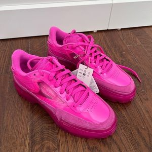 Reebok CardiB Pink Sneakers- Size 8